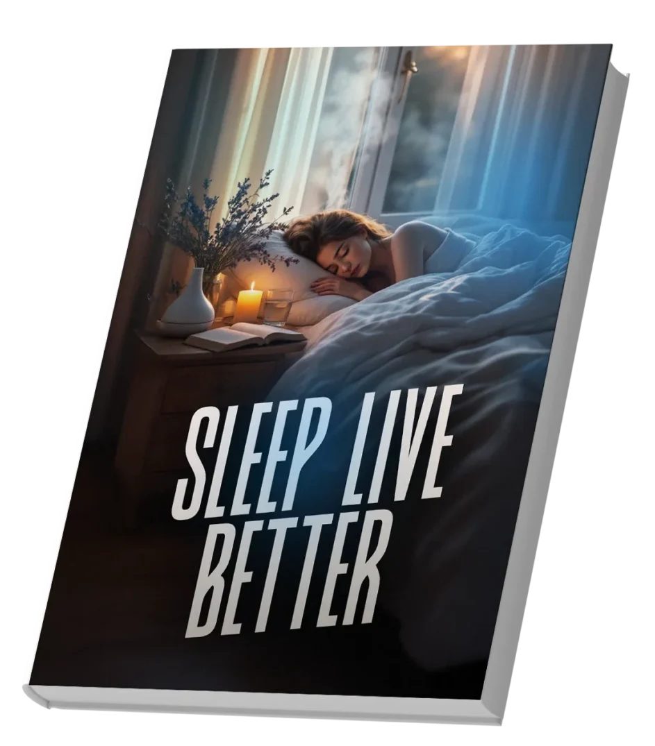 Bonus #1 — Sleep Live Better e-book cover for improving sleep quality and metabolic health